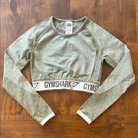 Gymshark Flex Long Sleeve Compression Crop Top - Picture 2 of 4